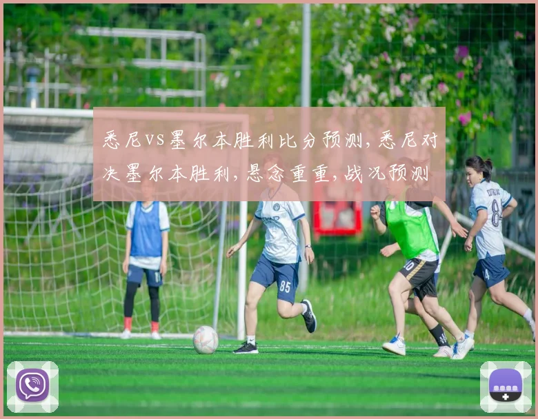 悉尼vs墨尔本胜利比分预测,悉尼对决墨尔本胜利,悬念重重,战况预测一触即发,谁将问鼎